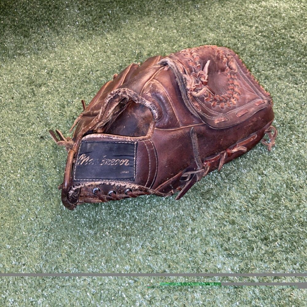 Rare Vintage Macgregor Autograph Model The Hawk Baseball Glove 1940s Right Japan